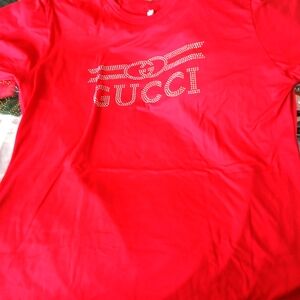 Gucci Red Short Sleeve Tee
